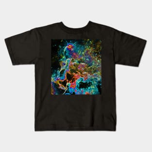 Black Panther Art - Glowing Edges 493 Kids T-Shirt